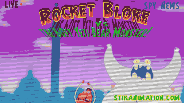 Rocket Bloke Vs the 60ft Yeti Bear Monster!